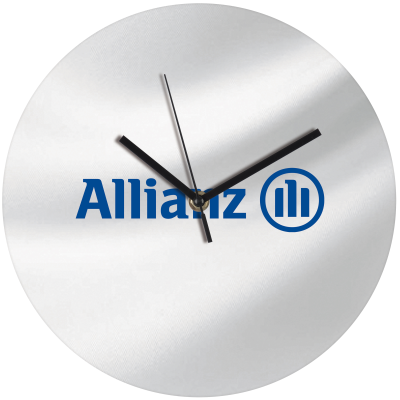 Picture of WALL CLOCK with Allover Printable Dial Venice in White 
