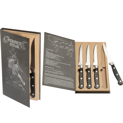 Picture of STEAK KNIFE SET LONDON in Black 