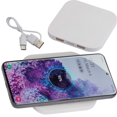 Picture of CORDLESS CHARGER LINCOLN in White 