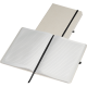 Picture of A5 REYCLED MILKCARTON NOTE BOOK IZMIR in Beige 