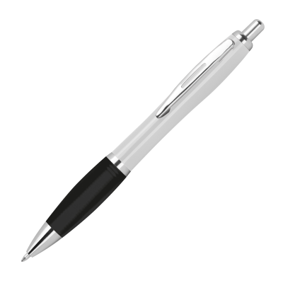 Picture of RECYCLED ABS BALL PEN LIMA in White 