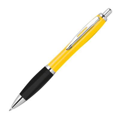 Picture of RECYCLED ABS BALL PEN LIMA in Yellow 