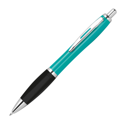 Picture of RECYCLED ABS BALL PEN LIMA in Turquoise 