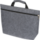 Picture of RPET LAPTOP BAG LUGANO in Silver Grey 