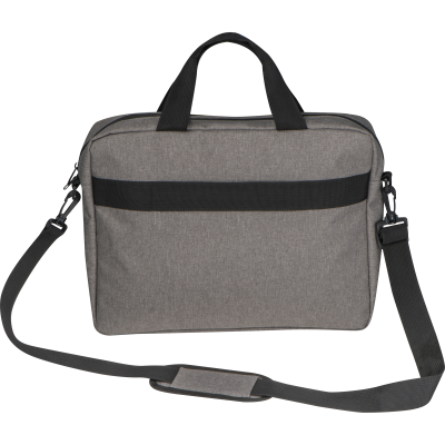 Picture of RPET LAPTOP BAG MINSK in Silver Grey 