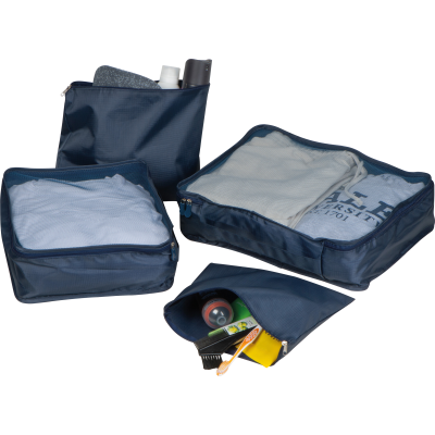 Picture of 4-PIECE TRAVEL SET BELMONT in Dark Blue 