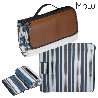 Picture of MOLU RPET BLANKET MONTENEGRO in Multicoloured 