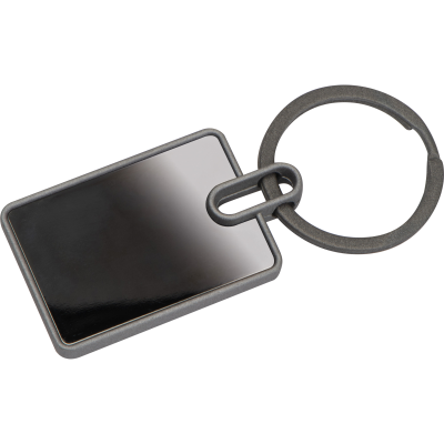 Picture of ZINC KEYRING CHAIN TIJUANA in Anthracite Grey 