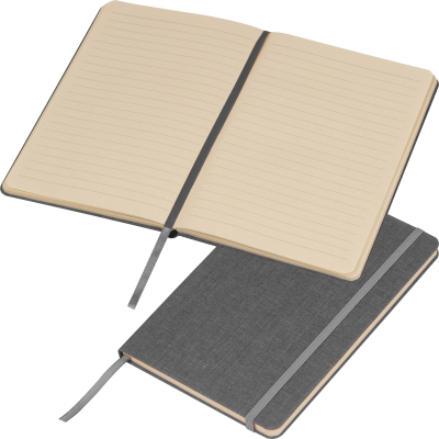 Picture of LINED NOTE BOOK ALGIERS in Silver Grey .