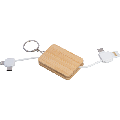 Picture of KEYRING CHAIN BELLEVUE in Beige 