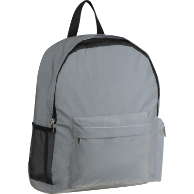 Picture of REFLECTIVE BACKPACK RUCKSACK CREWE in Silver Grey 