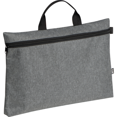 Picture of RPET DOCUMENT BAG WATFORD in Anthracite Grey 