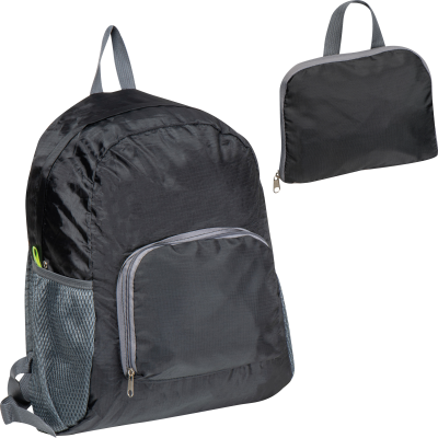 Picture of RPET BACKPACK RUCKSACK SALFORD in Anthracite Grey 