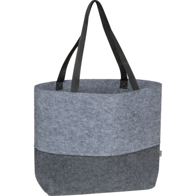 Picture of RPET SHOPPER TOTE BAG SAN MATEO in Silver Grey 