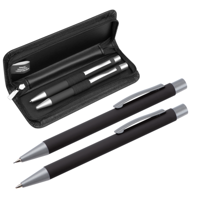 Picture of WRITING SET UPPSALA in Black .