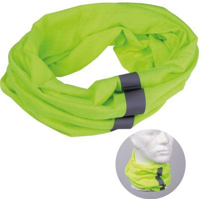 Picture of SCARF with Reflective Stripe Treviso in Yellow 
