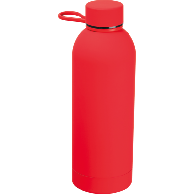 Picture of STAINLESS STEEL METAL BOTTLE OSTRAVA in Red 