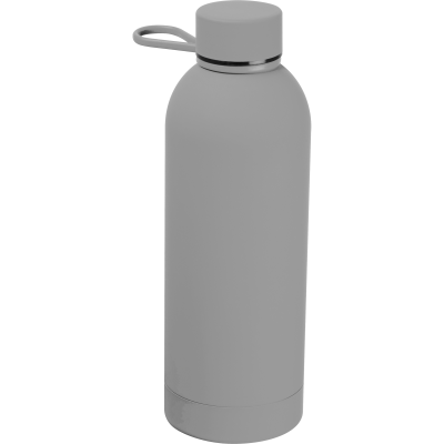 Picture of STAINLESS STEEL METAL BOTTLE OSTRAVA in Silver Grey 