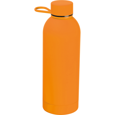 Picture of STAINLESS STEEL METAL BOTTLE OSTRAVA in Orange 