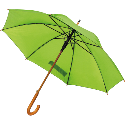 Picture of WOOD AUTOMATIC UMBRELLA NANCY in Apple Green 