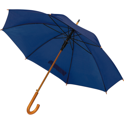Picture of WOOD AUTOMATIC UMBRELLA NANCY in Dark Blue 