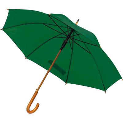 Picture of WOOD AUTOMATIC UMBRELLA NANCY in Dark Green 