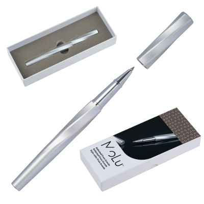 Picture of MOLU BRASS ROLLERBALL PEN PRAIA GRANDE in Silver Grey 