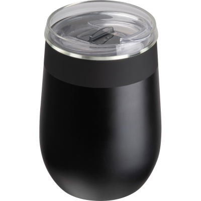 Picture of MOLU RECYCLED STAINLESS STEEL METAL DRINK CUP in Black 
