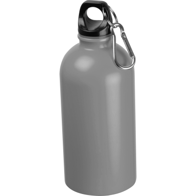 Picture of STAINLESS STEEL METAL BOTTLE NEW YORK in Silver Grey 