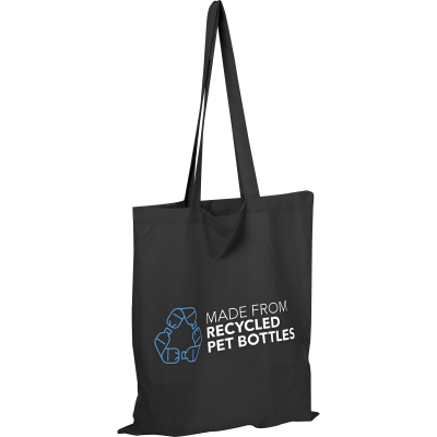 Picture of BAG MADE FROM RECYCLED BOTTLES MOMBASA in Black 