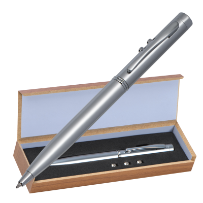 Picture of METAL LASER POINTER DETROIT in Silver Grey .