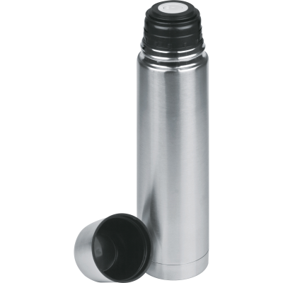 Picture of STAINLESS STEEL METAL ISOLATING FLASK VIRGINIA BEACH in Silver Grey 
