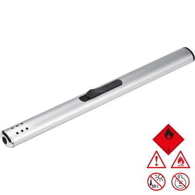 Picture of METAL STICK LIGHTER BRISBANE in Silver Grey 
