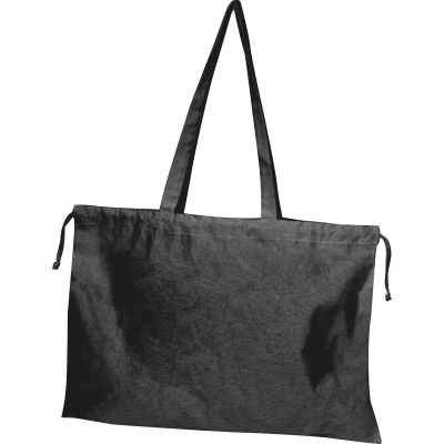 Picture of ORGANIC COTTON SHOPPER TOTE BAG BEDFORD in Black 