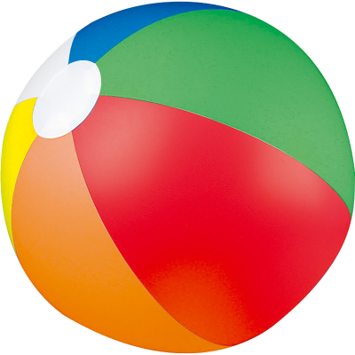 Picture of MULTI COLOUR BEACH BALL PALM SPRINGS in Multicoloured 