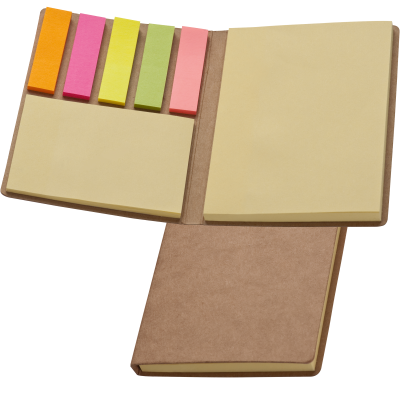 Picture of ADHESIVE NOTE PAD BURLINGTON in Brown 