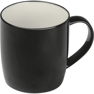 Picture of CERAMIC POTTERY MUG MARTINEZ in Black 