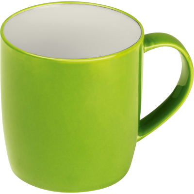 Picture of CERAMIC POTTERY MUG MARTINEZ in Apple Green 