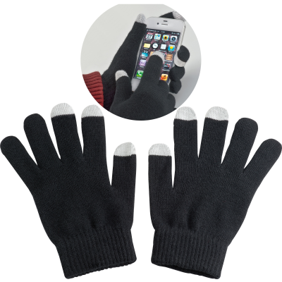 Picture of ACRYLIC GLOVES CARY in Black 
