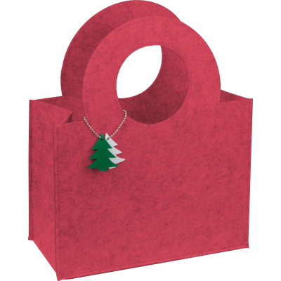 Picture of FELT BAG OSORNO in Red 