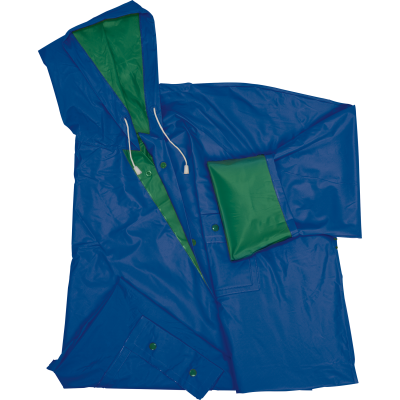 Picture of TURN-OVER RAIN COAT NANTERRE in Blue & Green 