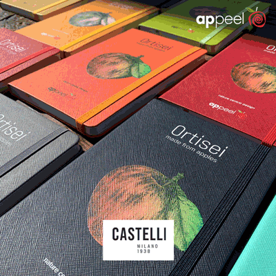 Picture of APPEEL ORTISEI MEDIUM NOTE BOOK with Ruled Apple Paper.