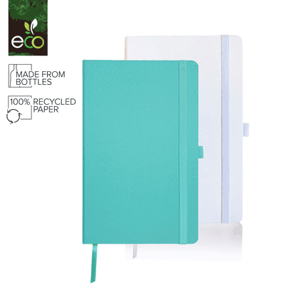Picture of OCEANO 100% RECYCLED BOTTLE MEDIUM RULED NOTE BOOK.