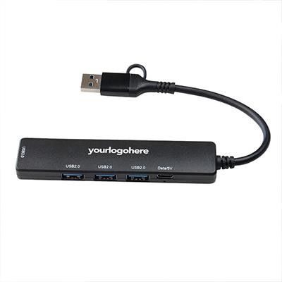 Picture of 5-IN-1 USB A AND TYPE-C HUB.