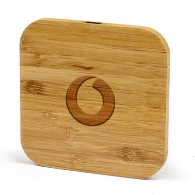 Picture of BAMBOO SQUARE CORDLESS CHARGER