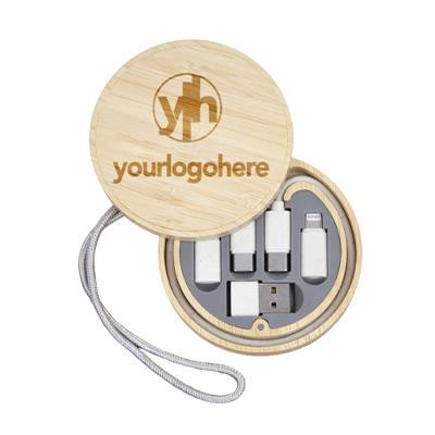 Picture of BAMBOO CORDLESS CHARGER CABLE KIT.