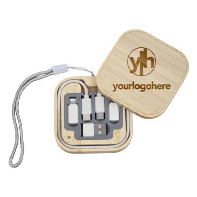 Picture of BAMBOO CORDLESS CHARGER CABLE KIT.