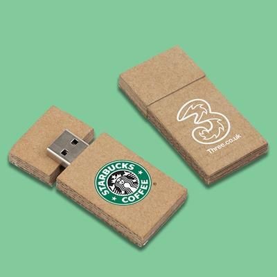 Picture of CARDBOARD CARD WOODLAND USB.