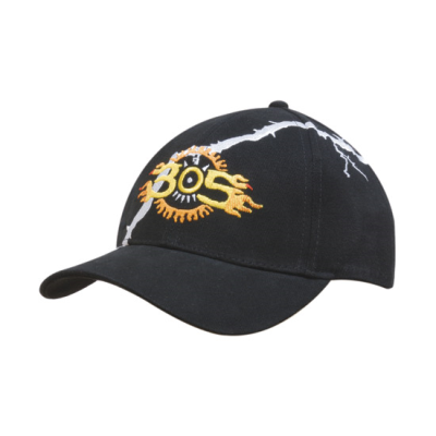 Picture of BRUSHED HEAVY COTTON with Lightning Bolt Embroidery