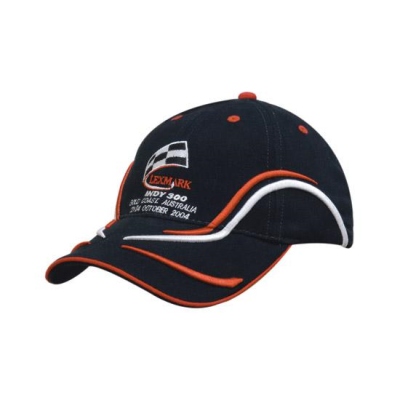Picture of BRUSHED HEAVY COTTON with Running Line Embroidery on Peak & Crown